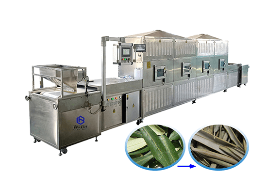 Leaf drying machine